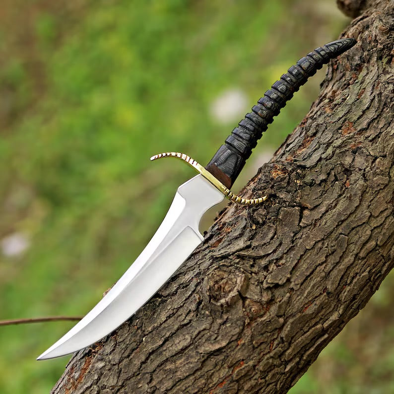 J2 Steel Skinner Knife 14.5" – Pakka Wood Handle Brass Guard | DRSKNIVES HUB