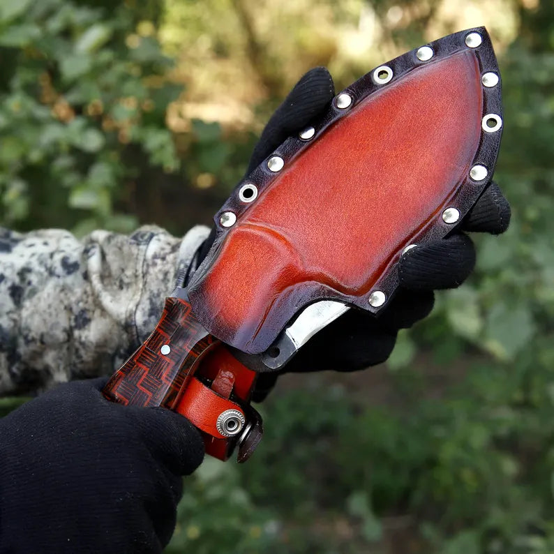 J2 Steel Skinner Knife 10" – Textured Resin Handle | DRSKNIVES HUB