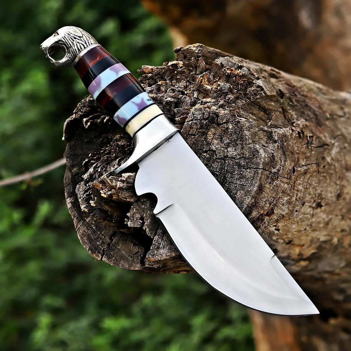 J2 Steel Hunting Knife 11" – Resin Handle & Steel Guard | DRSKNIVES HUB