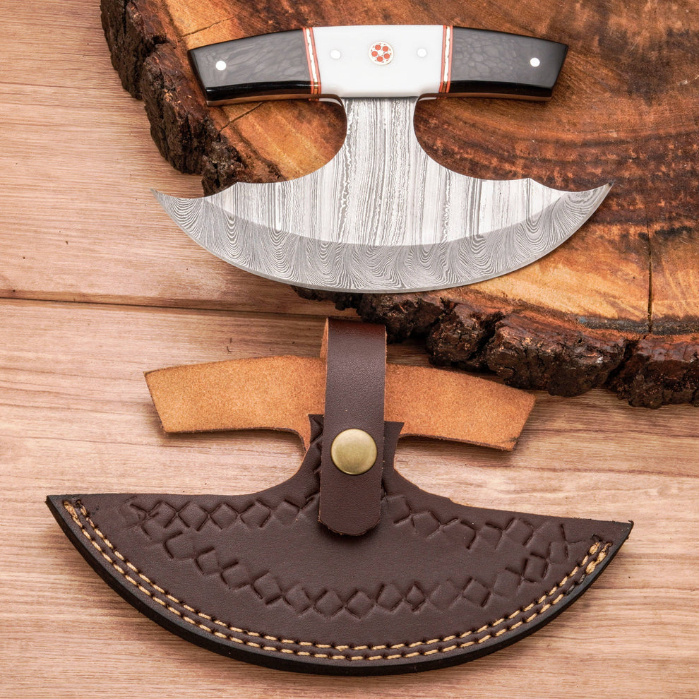 Forged By Hand Custom Handmade Ullu Knife With Leather Wrap || Drs Knives Hub