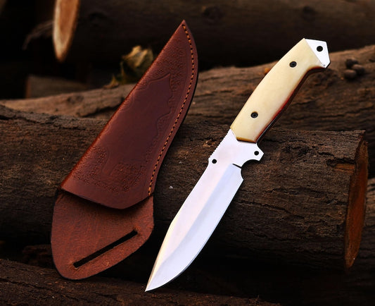 HAND FORGED FULL TANG HUNTING KNIFE || DRS KNIVES HUB