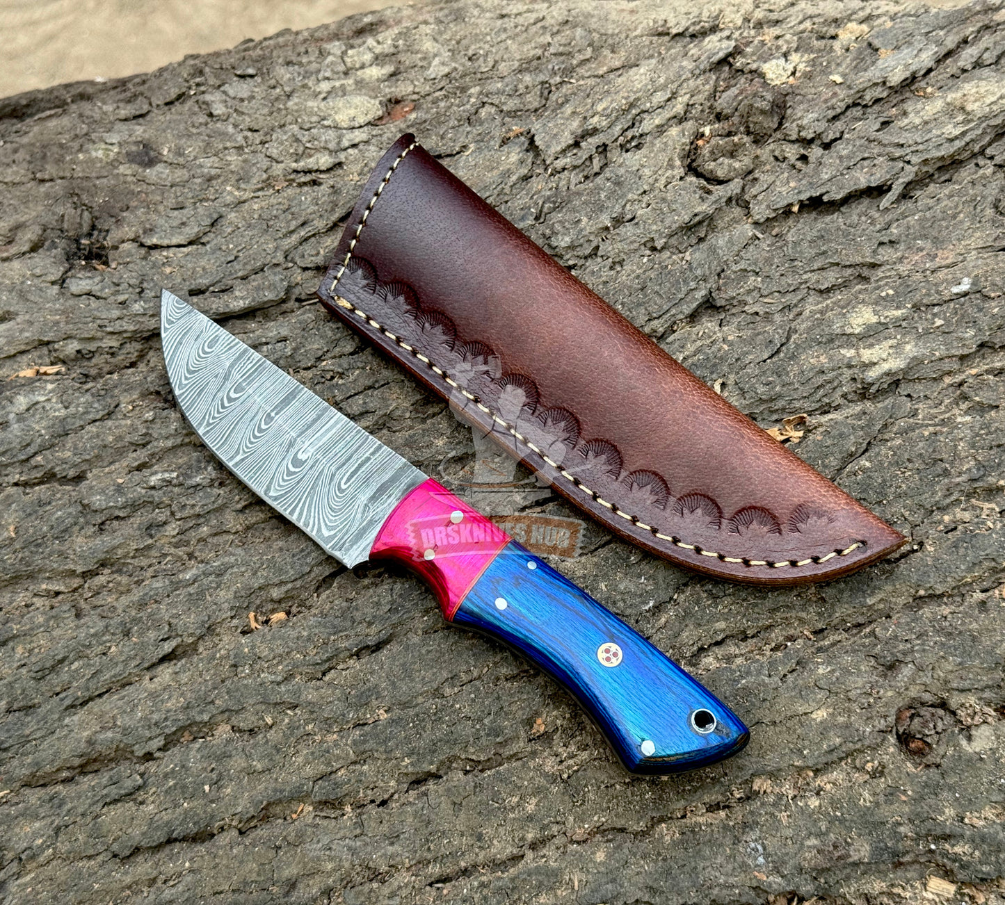 Cowboy Knife 9" – Damascus Steel for Cattle Ranching | DRSKNIVES HUB