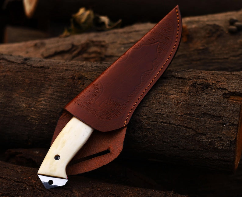HAND FORGED FULL TANG HUNTING KNIFE || DRS KNIVES HUB