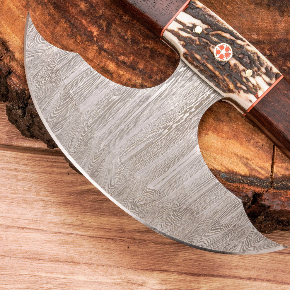 Premium Damascus steel blade ullu knife || drs knives hub