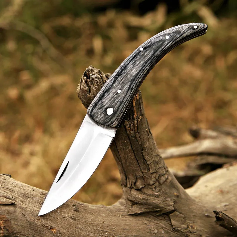 Handmade J2 Steel Folding Knife - Premium EDC Pocket Knife | DRSKNIVES HUB