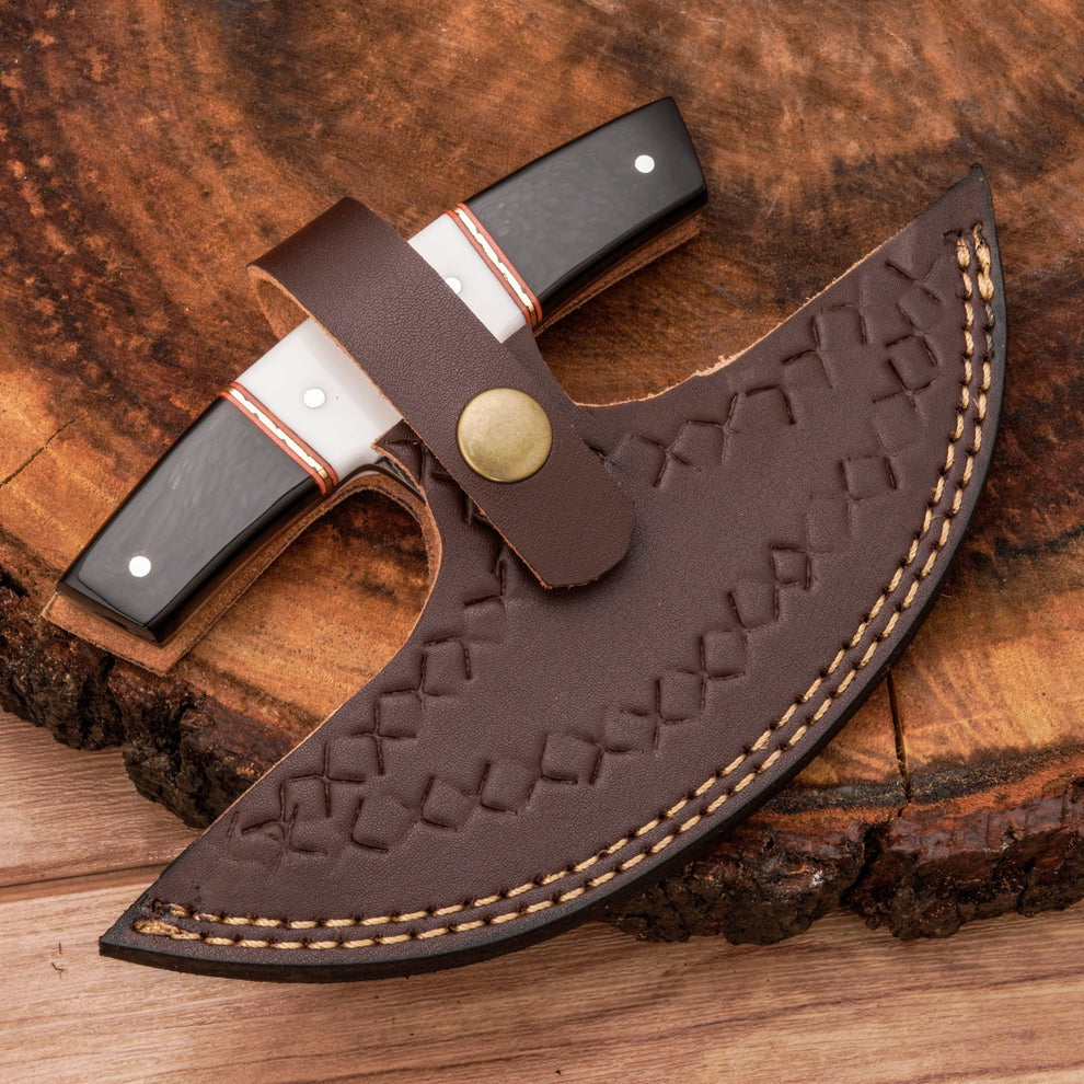 Forged By Hand Custom Handmade Ullu Knife With Leather Wrap || Drs Knives Hub