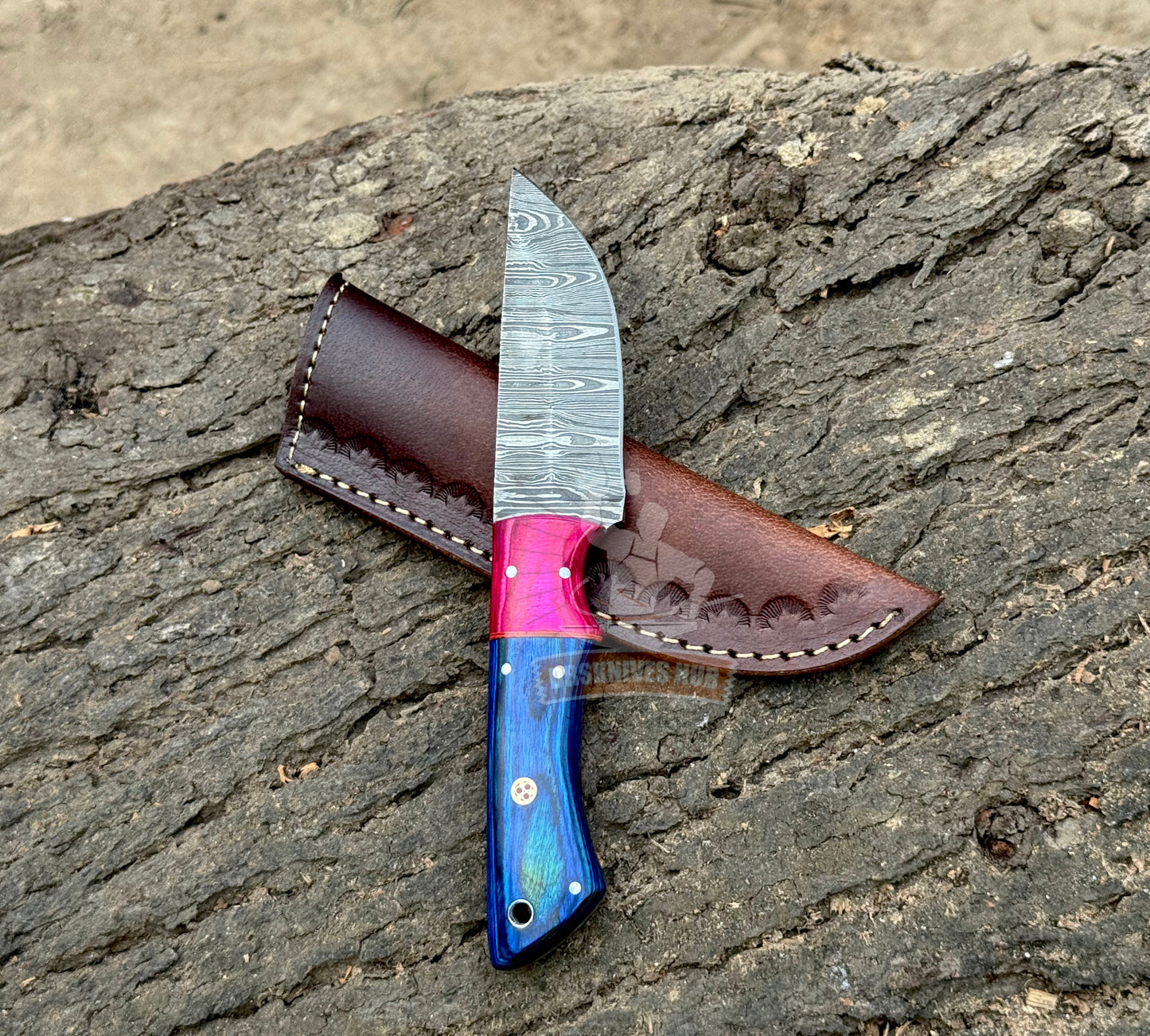 Cowboy Knife 9" – Damascus Steel for Cattle Ranching | DRSKNIVES HUB