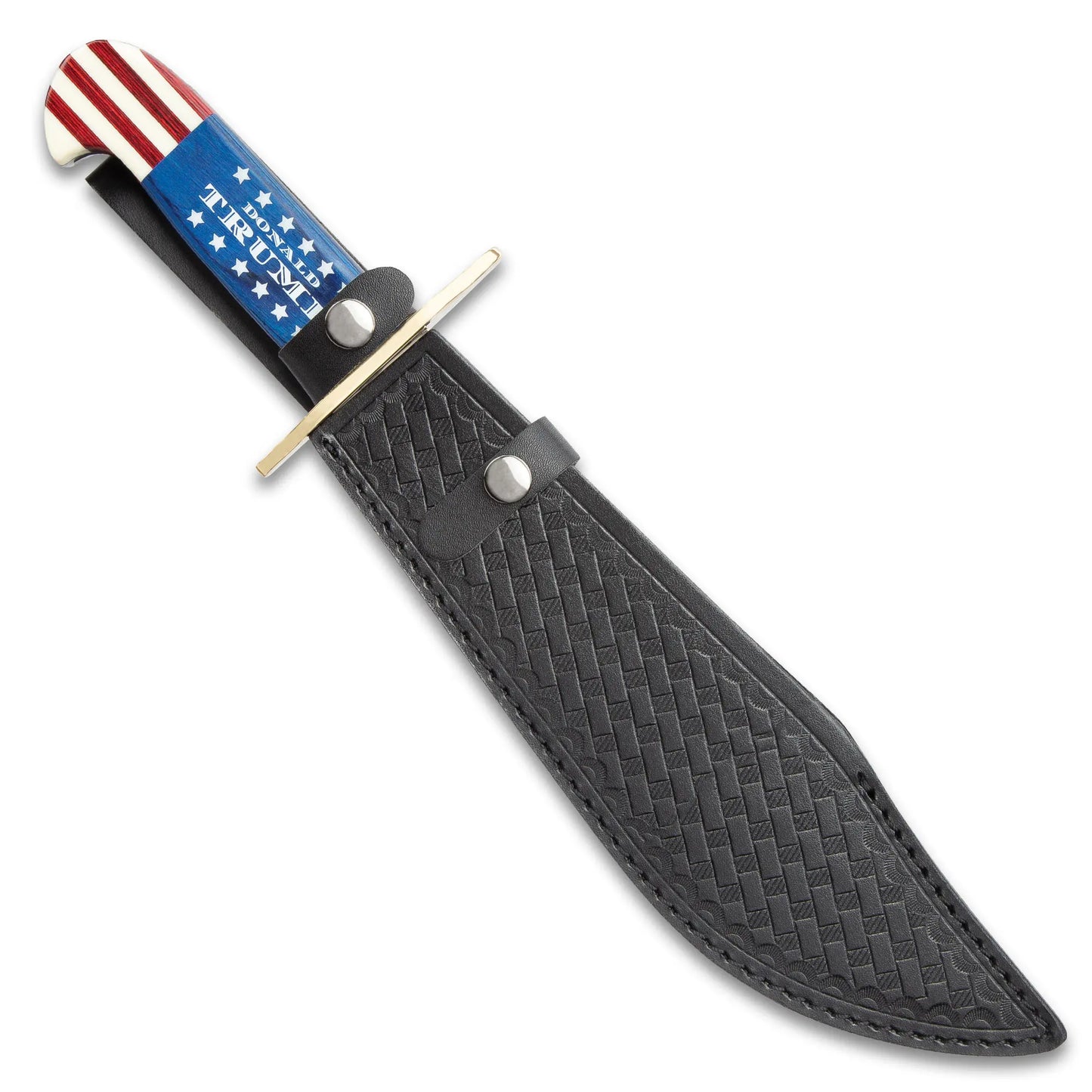 MAGA Trump Bowie Knife – Limited Edition Patriotic Collector’s Knife with Premium Leather Sheath