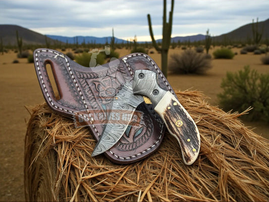 Damascus_Folding_Knife - DRSKNIVES HUB