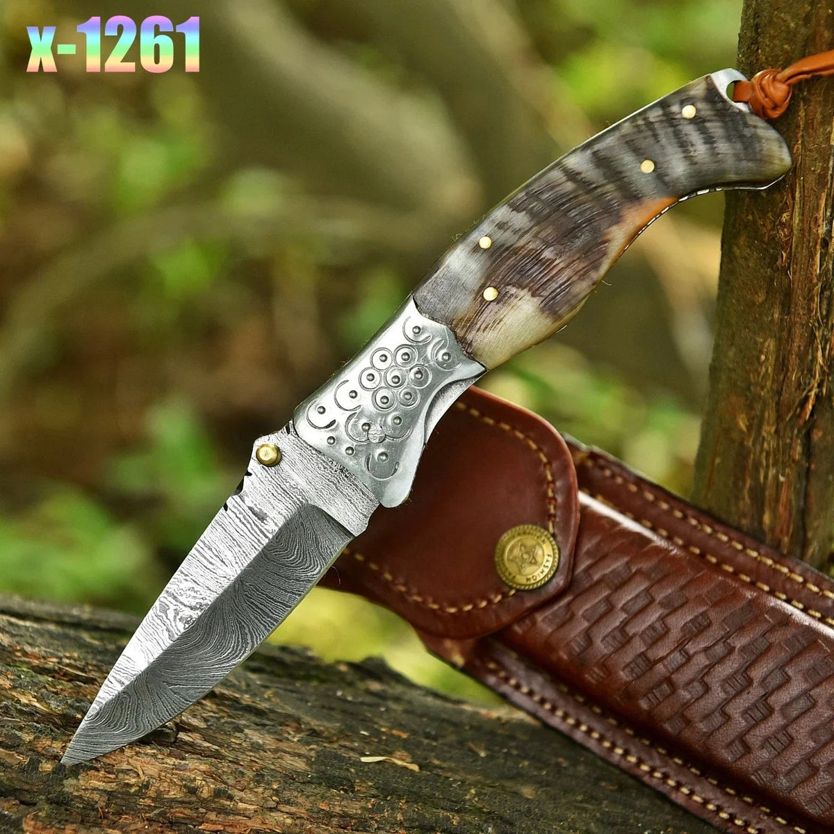 Damascus_Folding_Pocket_Knife_1 - DRSKNIVES HUB
