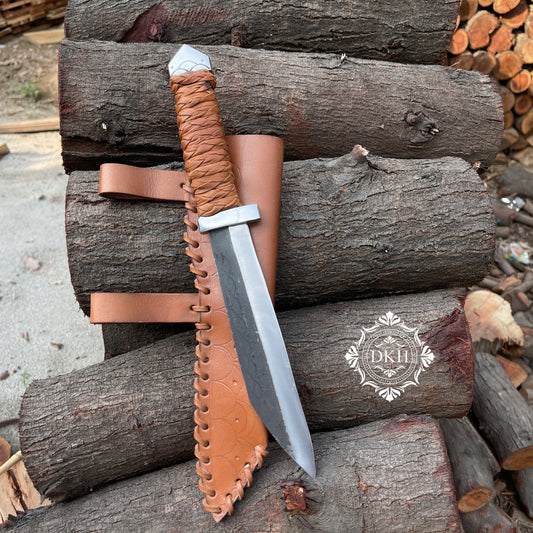 Toferner Seax Knife Hand Made Carbon Steel Seax Knife