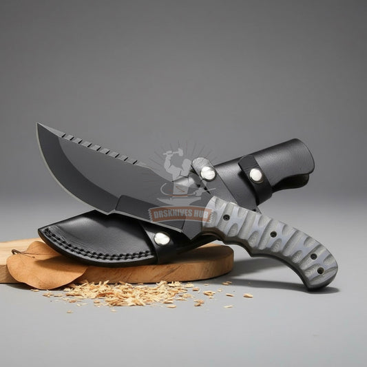Tactical Survival Knife 10" – Full Tang Micarta Handle | DRSKNIVES HUB