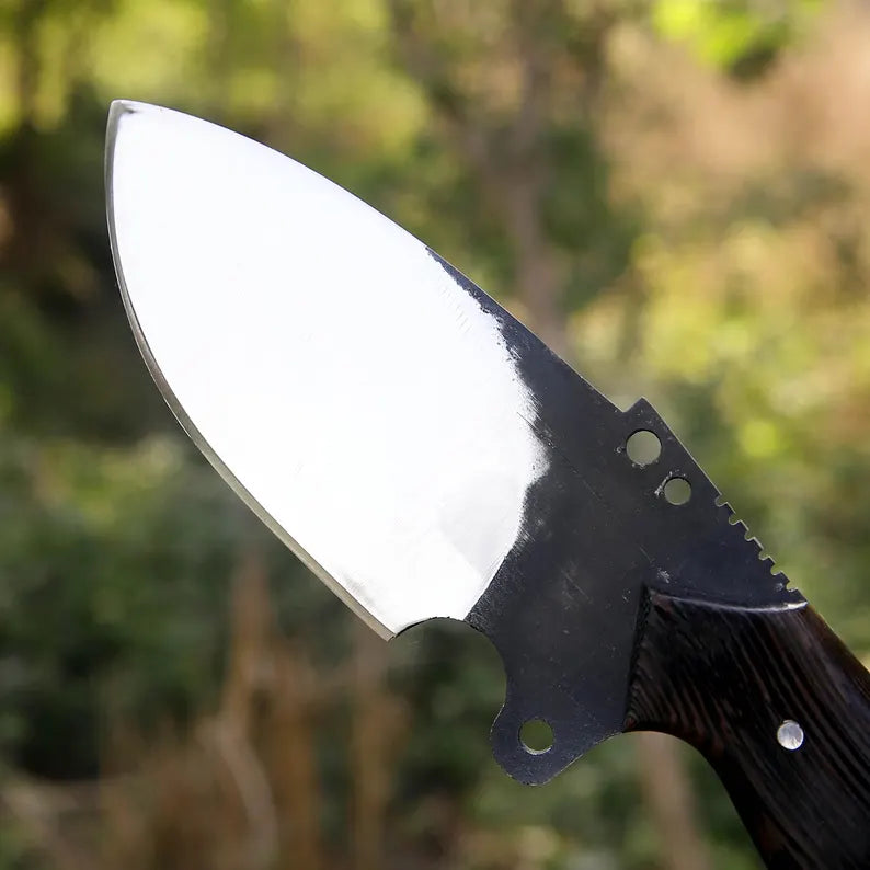 J2 Steel Skinner Knife 10" – Wenge Wood Handle | DRSKNIVES HUB