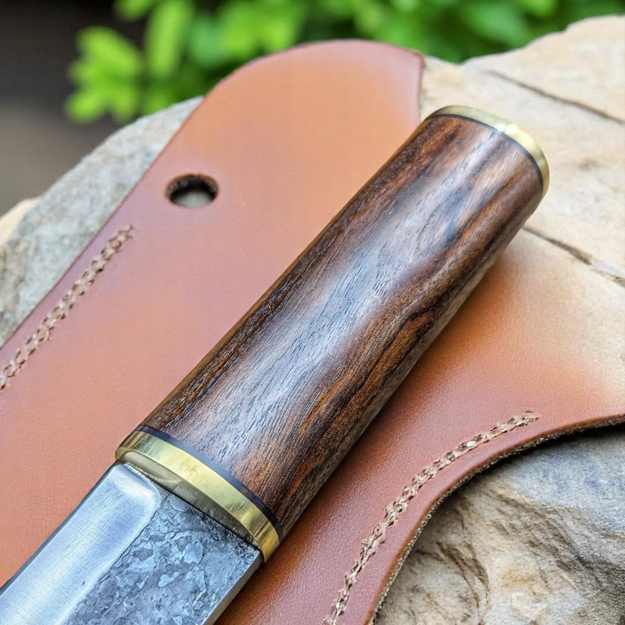 FIXED BLADE HANDMADE CARBON STEEL VIKING SEAX KNIFE WOOD HANDLE || DRS KNIVES HUB