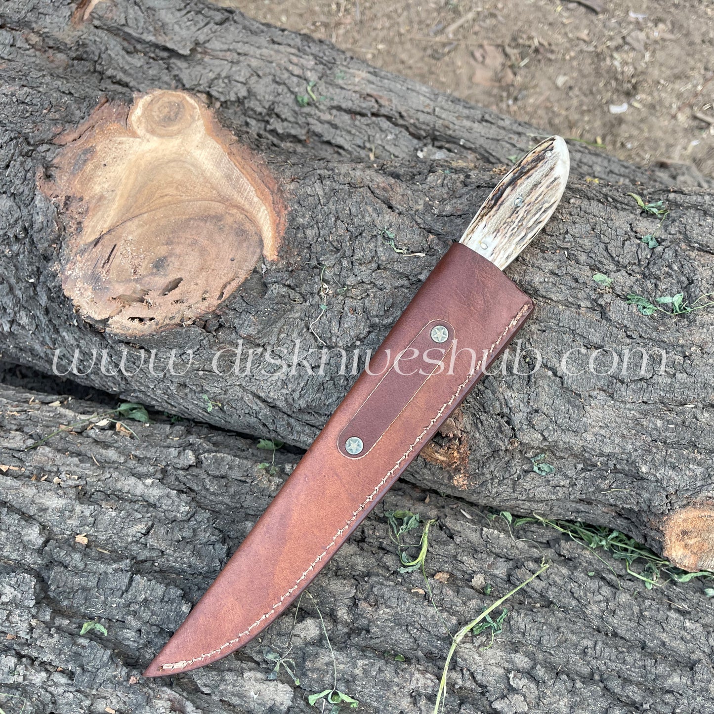 Fillet Knife With Leather Sheath Cover