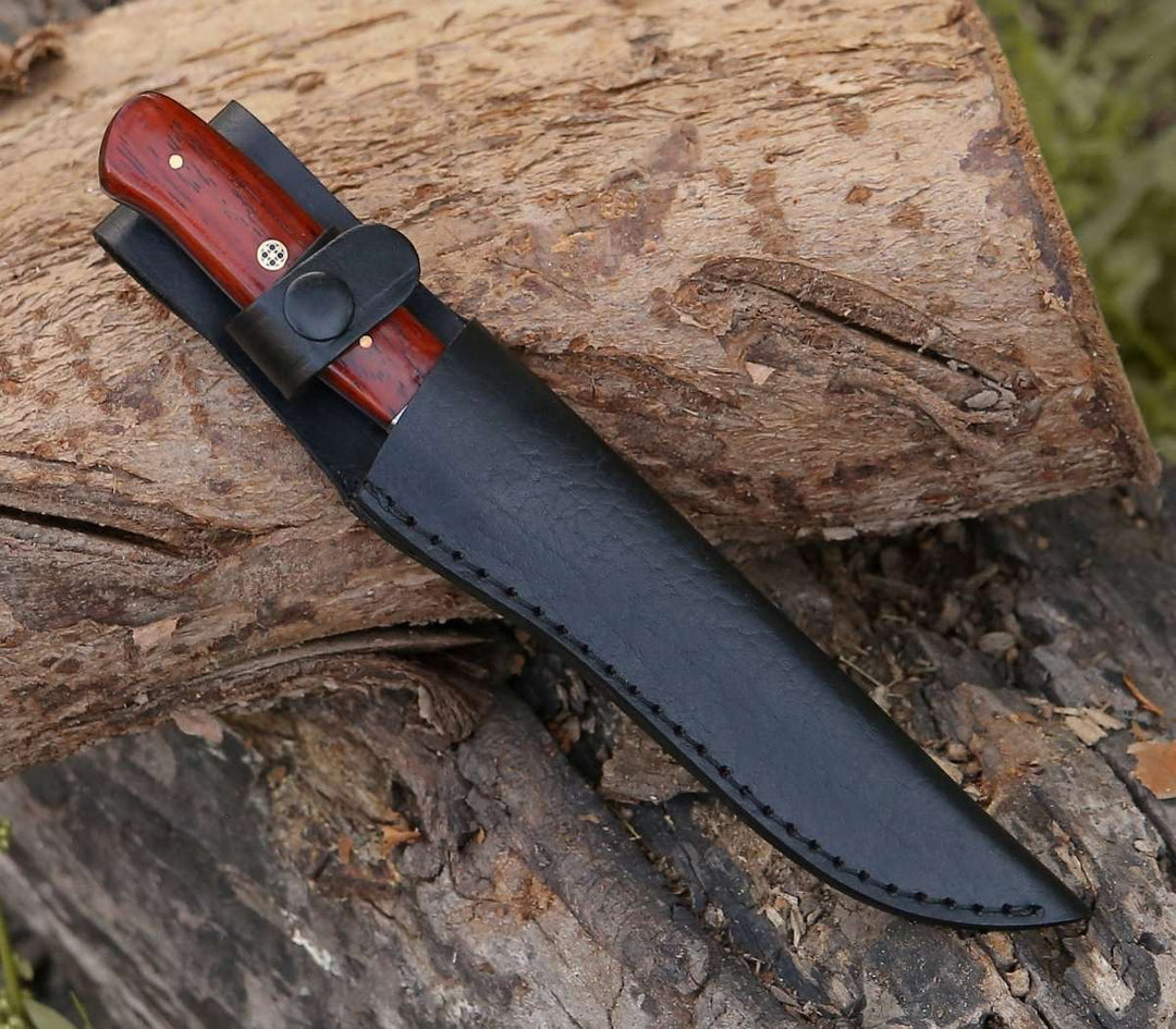 DAMASCUS STEEL FILLET KNIFE WOOD HANDLE || DRS KNIVES HUB