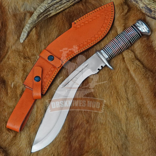 Hand_Forged_High_Carbon_Steel_Kukri_Knife - DRSKNIVES HUB