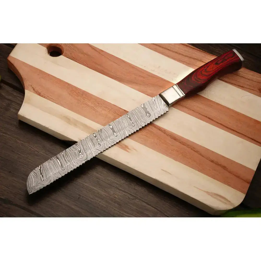 Chef tools kit Custom Handmade Damascus Steel Chef Set With Leather Cover || Drs Knives Hub