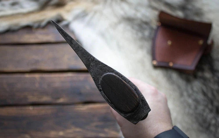 Premium Hand-Forged Viking Axe – Norse Heritage Edition with Leather Sheath | DRSKNIVES HUB