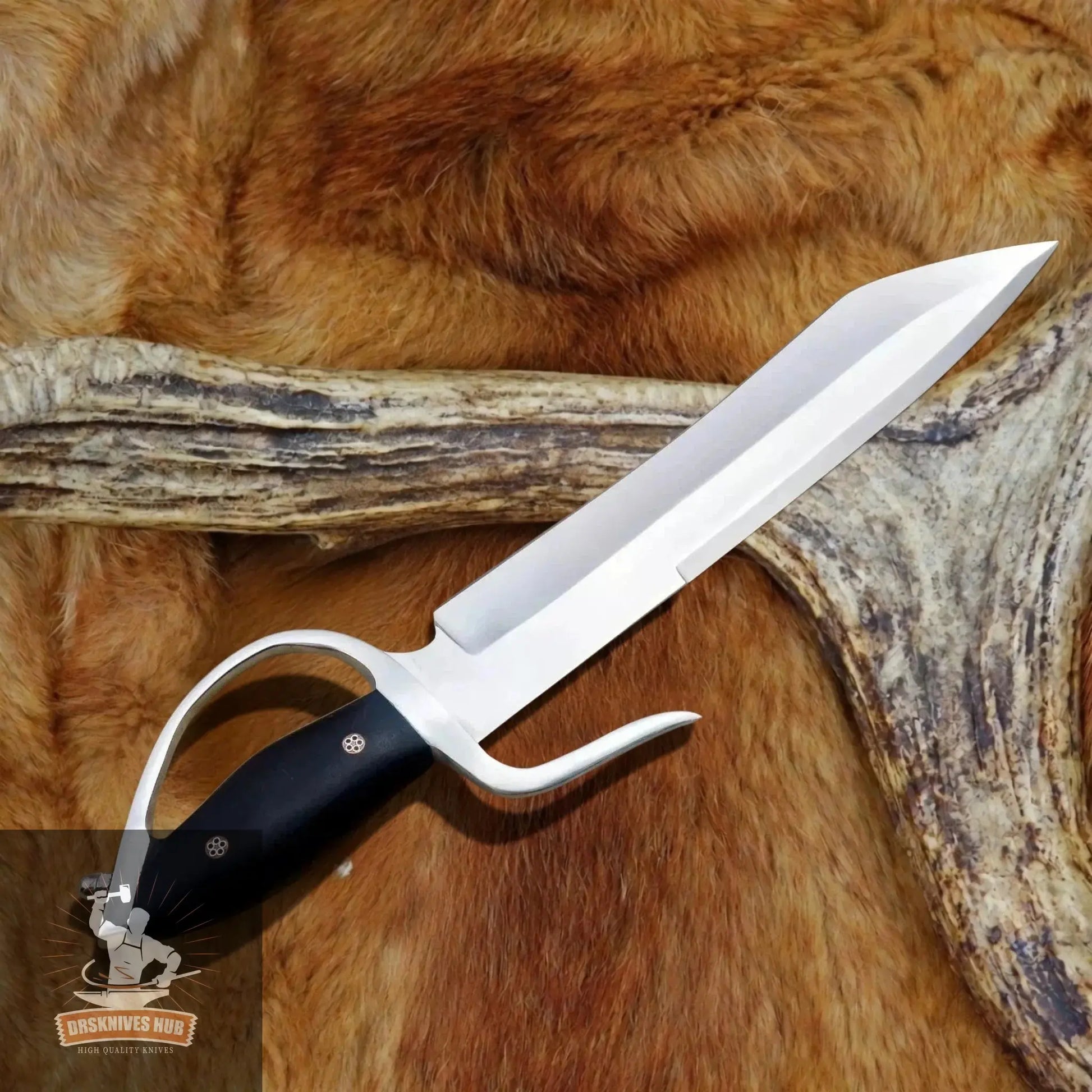 drsknives-hub-carbon-steel-bowie-knife - DRSKNIVES HUB