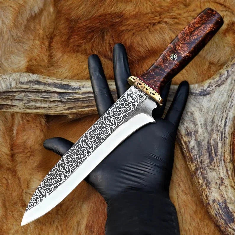 drsknives-hub-celtic-hunting-knife-d2-steel - DRSKNIVES HUB