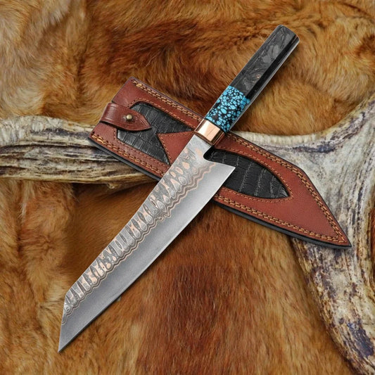 drsknives-hub-copper-damascus-chef-knife - DRSKNIVES HUB