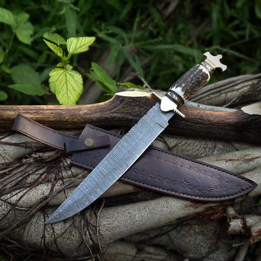 drsknives-hub-damascus-bowie-knife - DRSKNIVES HUB