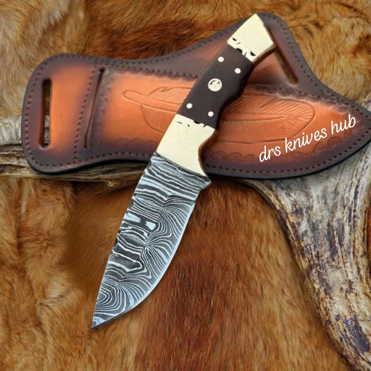 drsknives-hub-damascus-skinning-knife - DRSKNIVES HUB