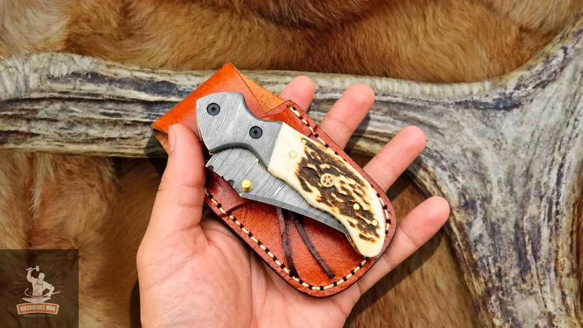 drsknives-hub-damascus-steel-folding-knife - DRSKNIVES HUB