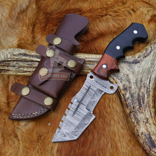 drsknives-hub-damascus-steel-tracker-knife - DRSKNIVES HUB