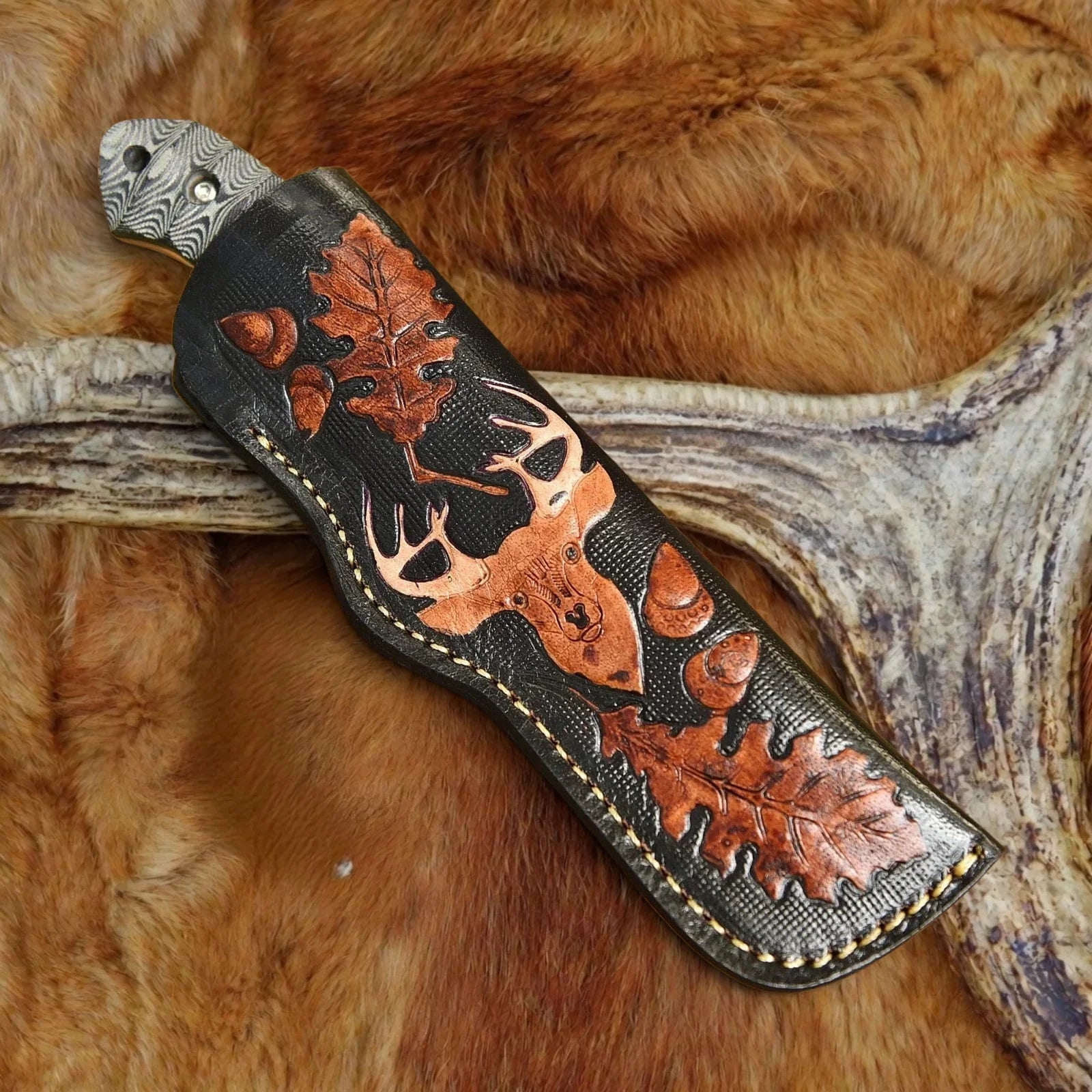 drsknives-hub-fixed-blade-knife-engraved-sheath - DRSKNIVES HUB