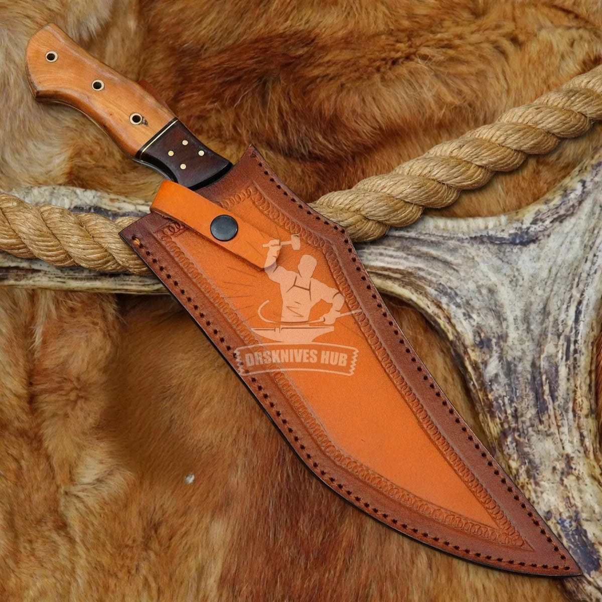 drsknives-hub-handmade-carbon-steel-bowie-knife - DRSKNIVES HUB