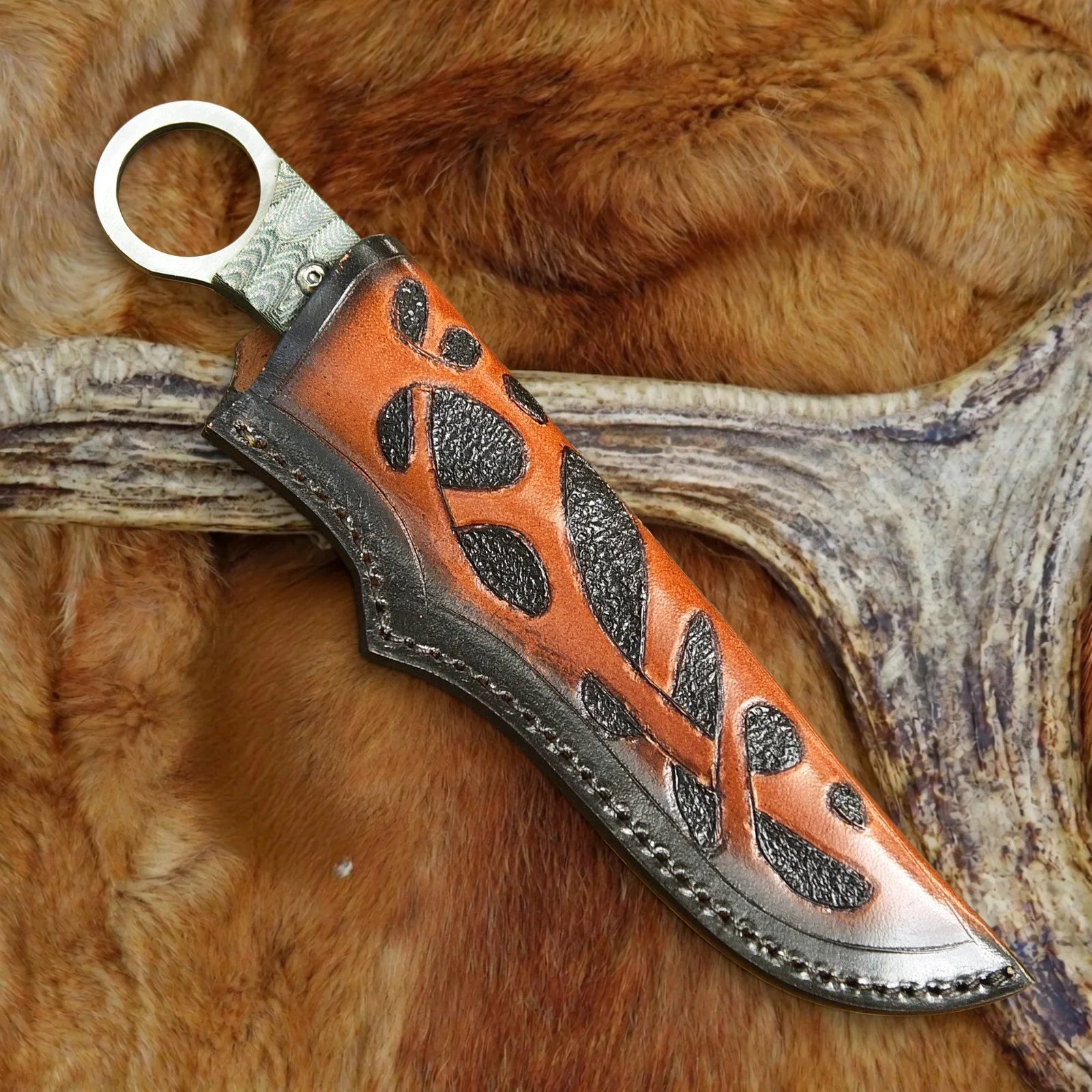 drsknives-hub-stainless-steel-hunting-knife-sheath - DRSKNIVES HUB