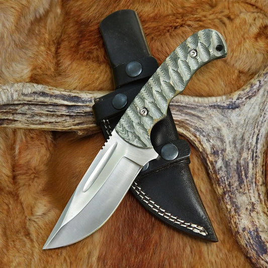 drsknives-hub-stainless-steel-micarta-skinner-knife - DRSKNIVES HUB