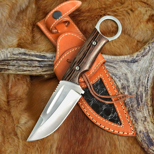 drsknives-hub-stainless-steel-wenge-wood-knife - DRSKNIVES HUB