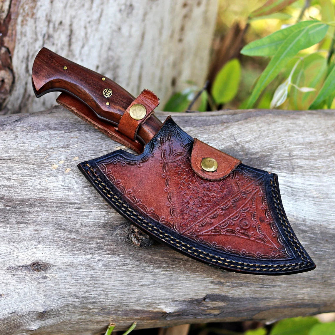 Custom Handmade Cleaver Knife, Meat Chopper, Splitter, Perfect Gift on Halloween & Anniversary for Him