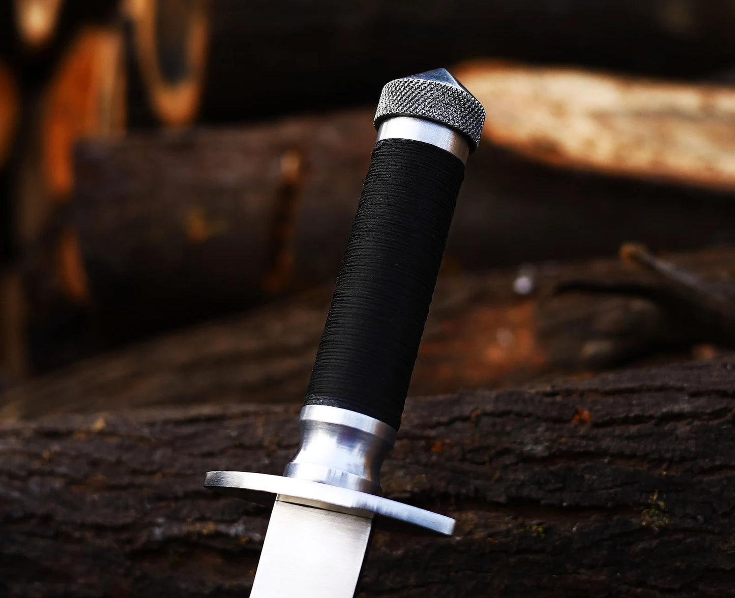 HANDMADE J2 STEEL JACK CRAIN KNIFE WITH LEATHER SHEATH COVER || DRS KNIVES HUB