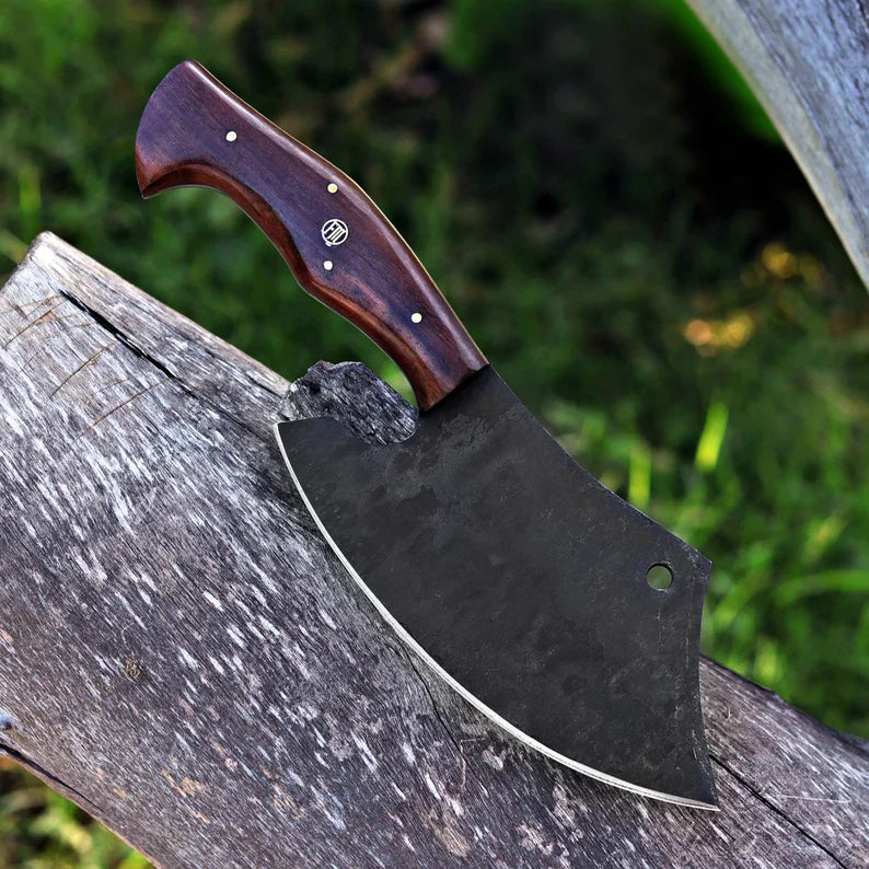 Custom Handmade Cleaver Knife, Meat Chopper, Splitter, Perfect Gift on Halloween & Anniversary for Him
