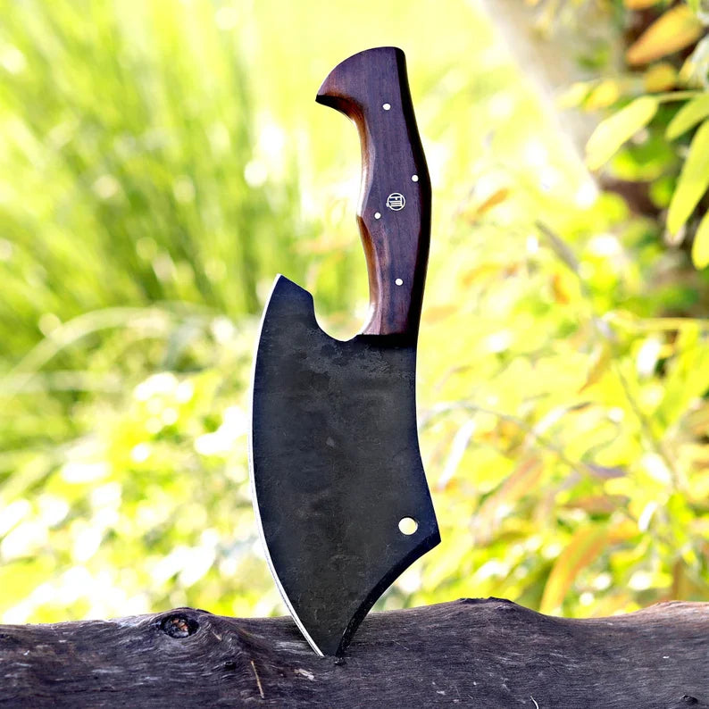 Custom Handmade Cleaver Knife, Meat Chopper, Splitter, Perfect Gift on Halloween & Anniversary for Him