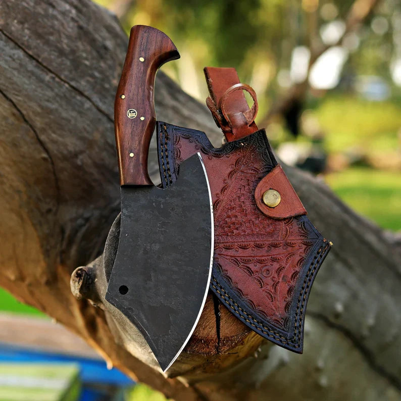 Custom Handmade Cleaver Knife, Meat Chopper, Splitter, Perfect Gift on Halloween & Anniversary for Him