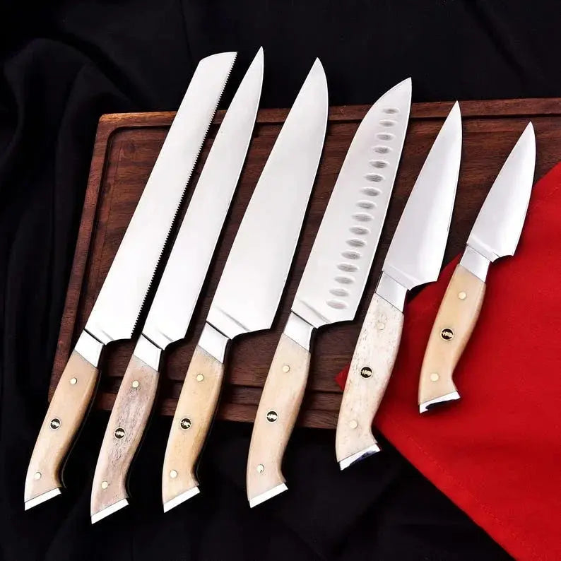 Professional 6-piece chef knife set