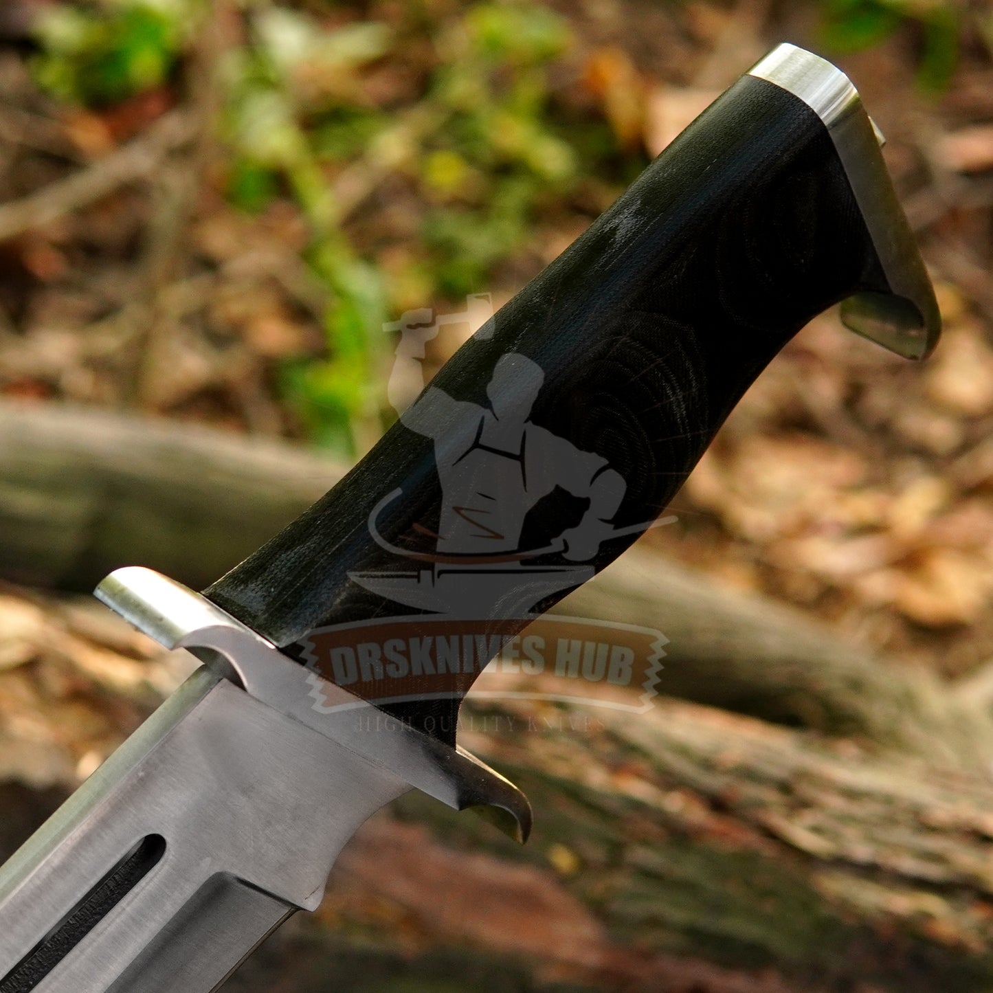 Handcrafted D2 Steel Blade Rambo Knife and  Leather Sheath Bowie Knife | DRSKNIVES HUB