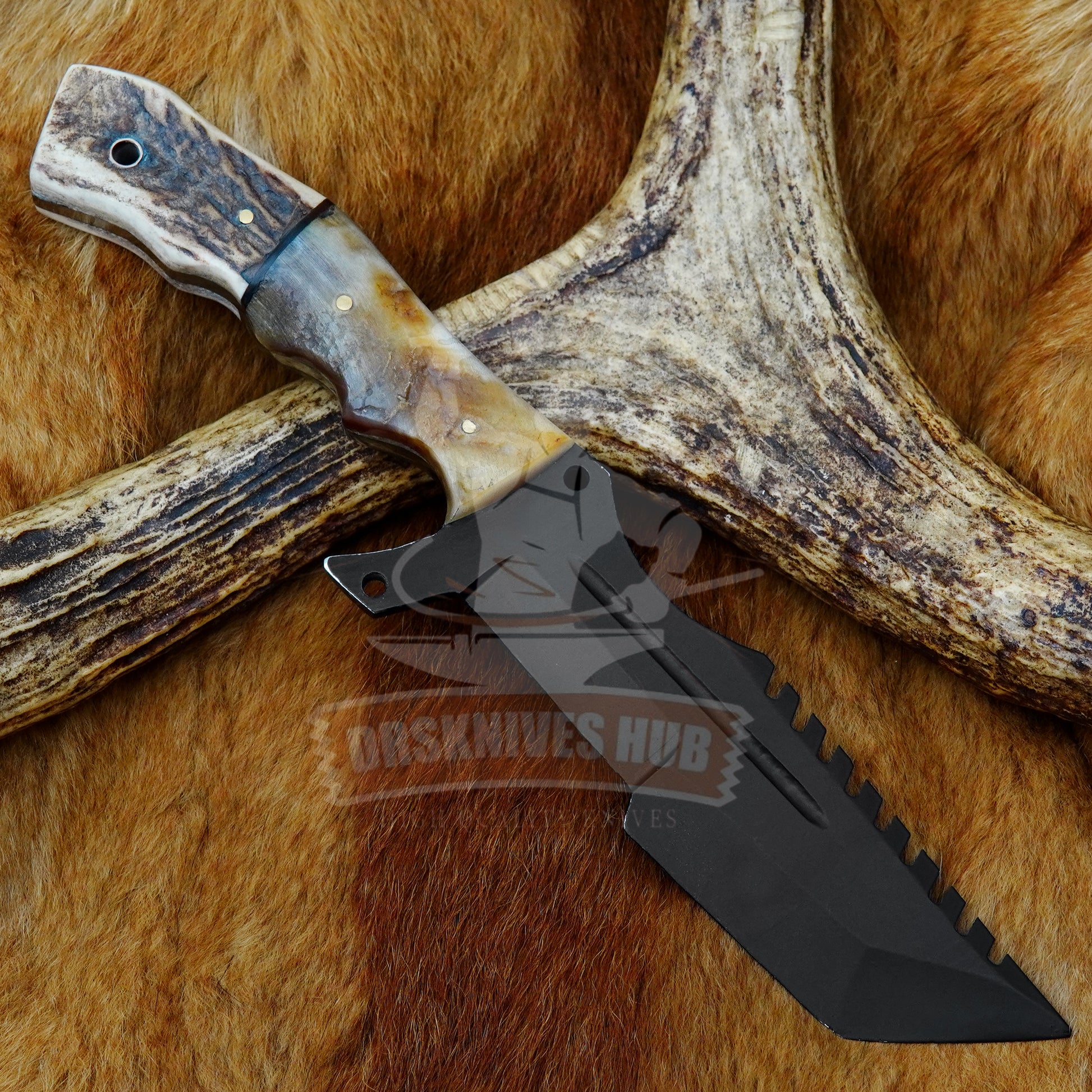 Carbon Steel Tracker Knife 10.5"