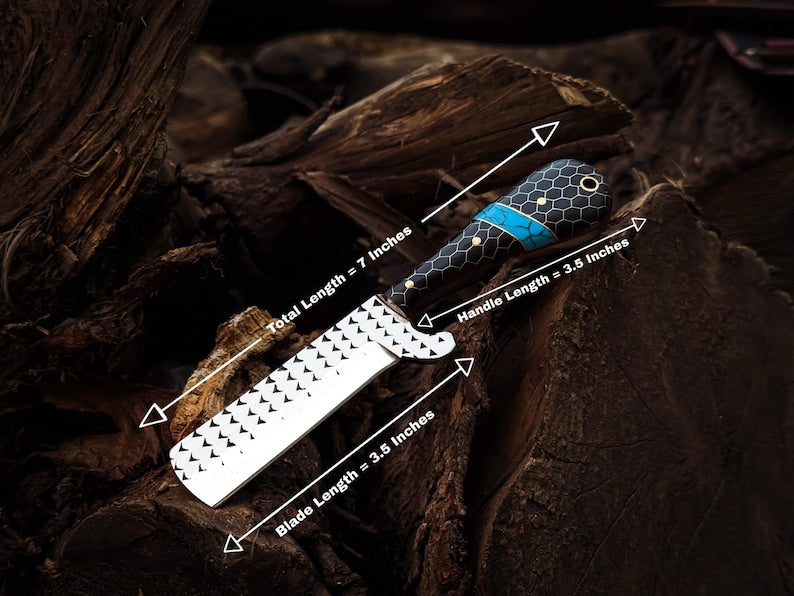 Bull Cutter Knife Best Handmade Knife With Beautiful Handle and Leather Sheath