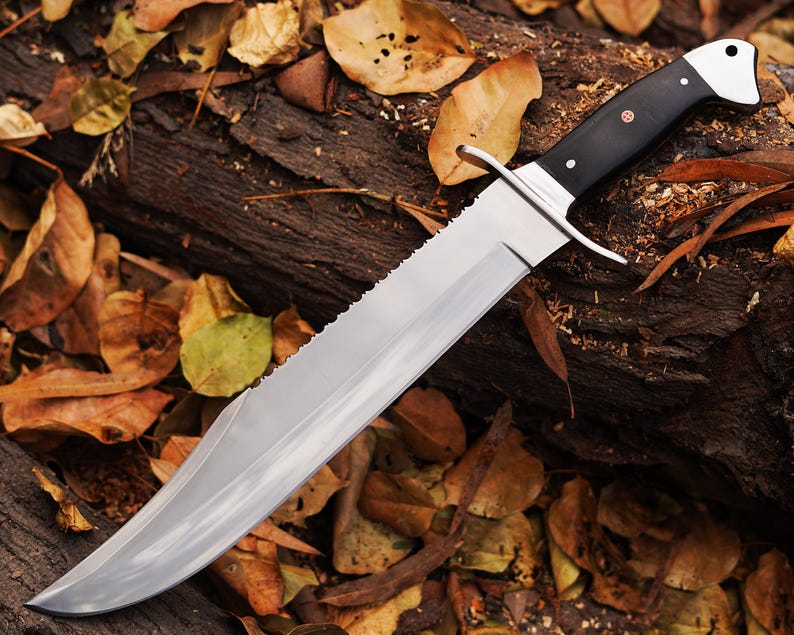 Hunting Bowie Beautiful Handmade D2 Steel Bowie knife Outdoor Camping knife