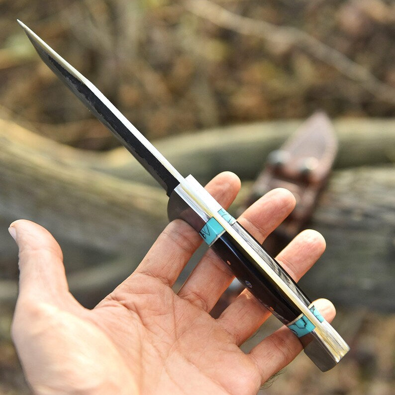 High Carbon Steel Hunting Skinning knife With Sheath