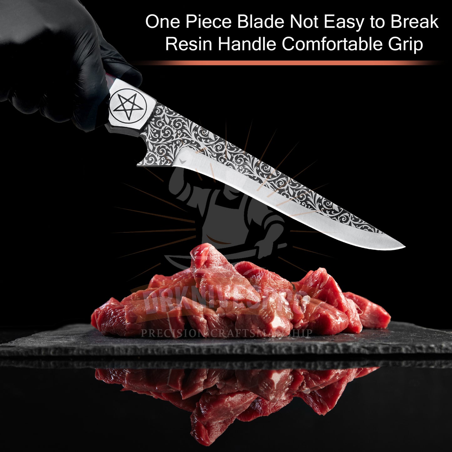 9 PCS Handmade Etching Chef Set with Leather Roll Kit Bag |DRSKNIVES HUB