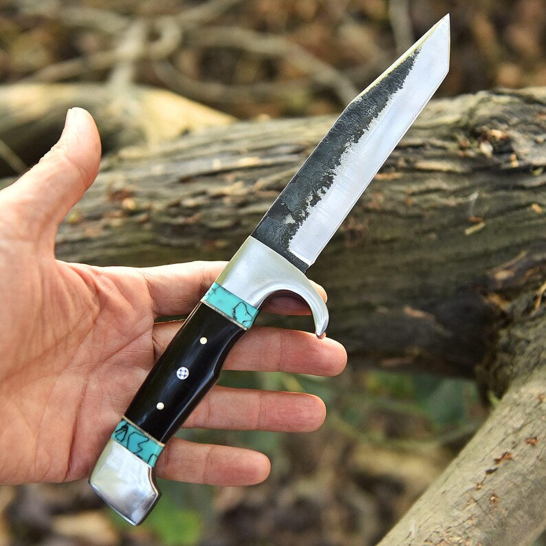 High Carbon Steel Hunting Skinning knife With Sheath