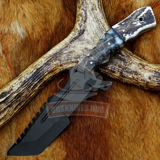 Carbon Steel Tracker Knife 10.5"