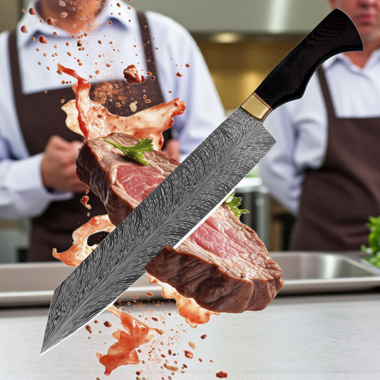 Personalized Handmade Damascus Steel Professional Chef Knife 